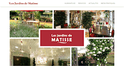 Desktop Screenshot of lesjardinsdematisse.fr