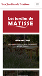 Mobile Screenshot of lesjardinsdematisse.fr
