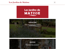 Tablet Screenshot of lesjardinsdematisse.fr